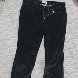 Velour Boyfriend Pants